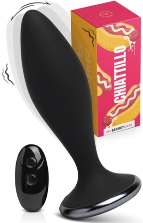 Анальний вібратор MySecretCase Analplug з пультом, 10 режимів, USB зарядка - для чоловіків та жінок
