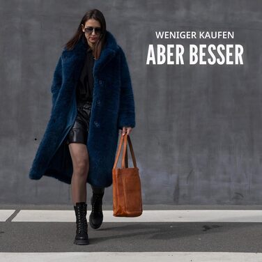 Жіноча шкіряна сумка-шопер Berliner Bags Vintage Seville, коричнева сумка з ручками