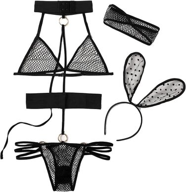 Костюм для рольових ігор JasmyGirls: мереживний тіло з сет-топом та трусиками (Колір уточнюйте)