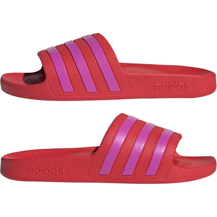 Слайди adidas Adilette Aqua Better Scarlet Purple Burst (розмір 38 EU) — чоловічі та жіночі тапочки для басейну та пляжу