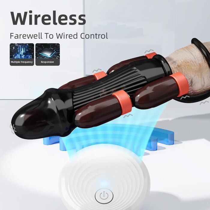 Електричний вібратор для чоловіків Jomyu з 10 режимами та 6 вібруючими яйцями – тренажер для стимуляції ерогенних зон