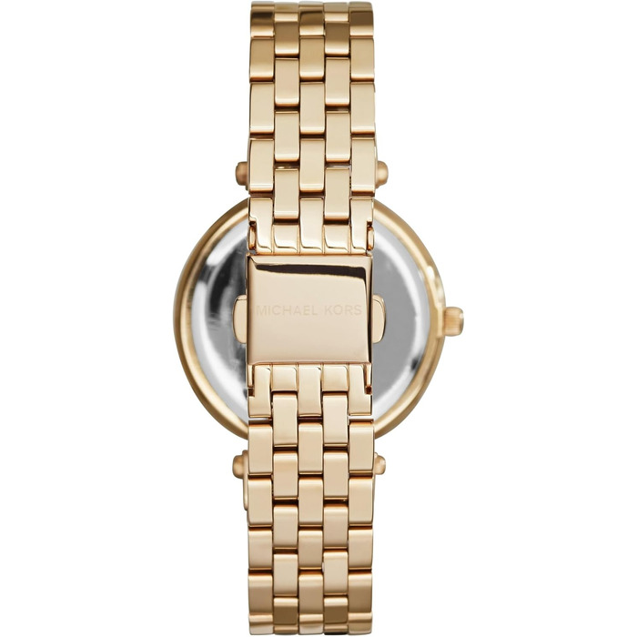 Жіночий годинник Michael Kors Darci: кварцовий механізм, сталевий браслет, золотистий колір з блискітками (33 мм)
