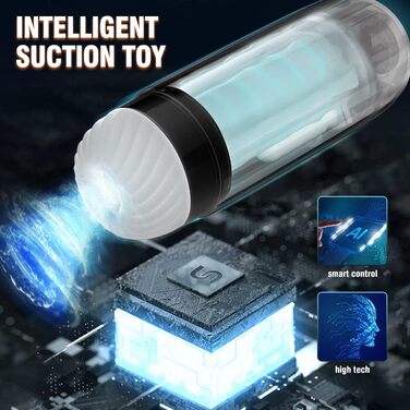 Електричний мастурбатор SVAKOM SAM NEO з керуванням через додаток, 5 режимів вібрації та 5 режимів всмоктування, секс-іграшка для чоловіків, мастурбатор з 3D-вагіною, XXL