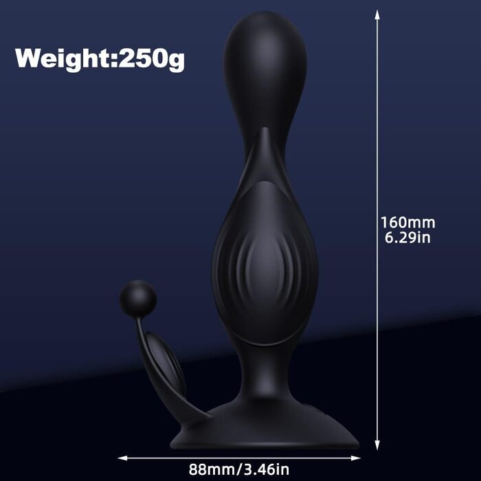 Анаlvibrator Jpscor Elektro Shock для чоловіків, стимуляція простати, 10 режимів вібрації та 5 режимів електростимуляції, дистанційне керування