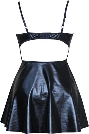 Сексуальна спідня білизна для жінок: шкіряне плаття, нігрі, babydolls, чорний колір, розмір S