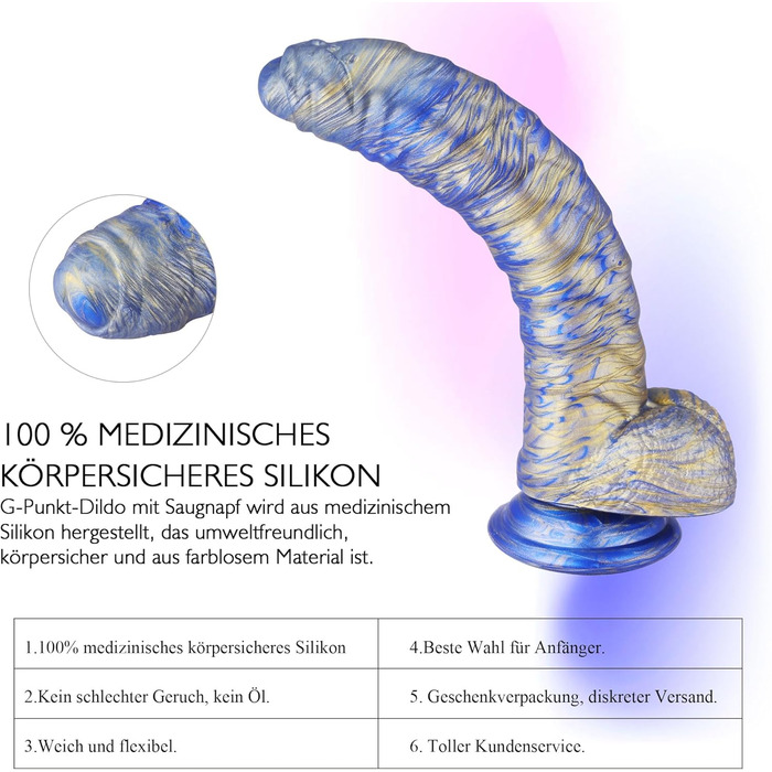 Реалістичний дилда для жінок 22 см, MOCOYA з потужним присоском, іграшки для дорослих, анальні іграшки, A-Blaugold