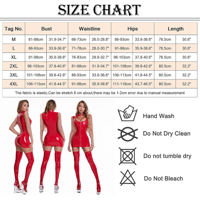 Боді з еластичної шкіри для жінок, сексуальний мокрий ефект, червоний колір, S-M, для вечірок та косплею