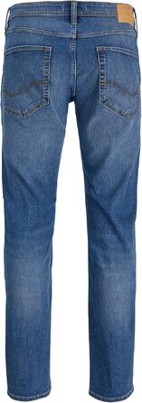 Чоловічі джинси Jack & Jones JJIClark Basic Straight синього кольору, прямий крій, Blue Denim (32W / 32L)