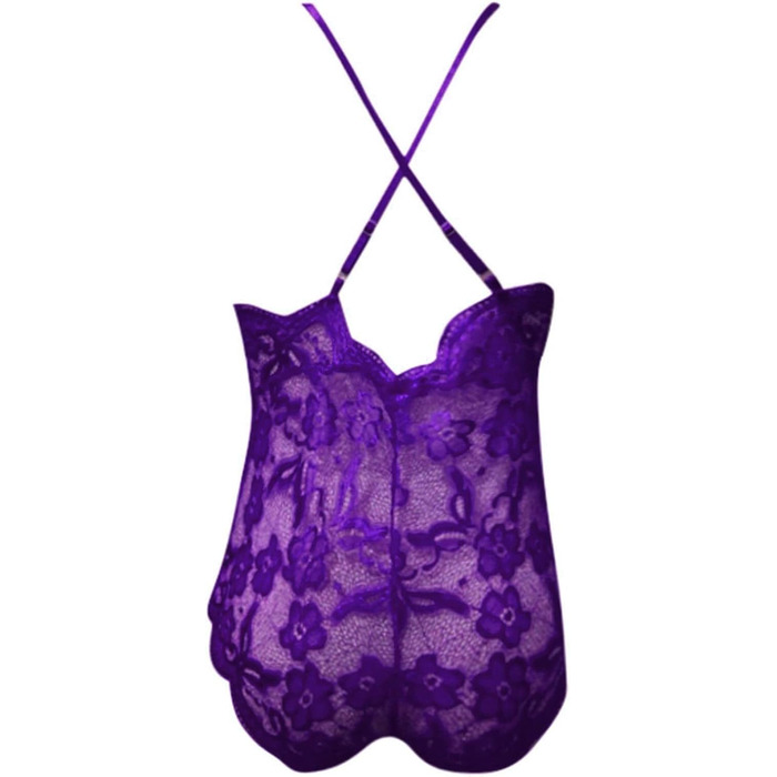 Жіноча мереживна бюстгальтер та труси Reizwäsche WILLBET 4XL, S (20240305cmhqq389lila2)