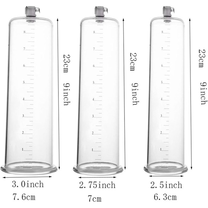 Набір аксесуарів для помпи для пеніса Yasexx з лазерним різьбленням, акриловий циліндр, вакуумна помпа для збільшення пеніса та ерекції. Іграшки для дорослих.