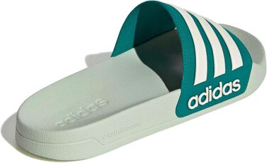 Чоловічі тапочки-шльопанці adidas Adilette Shower Velcro Linen Green Wonder White Equipment Green, розмір 43 EU