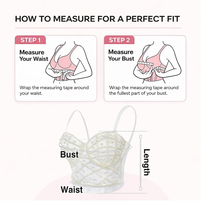 Ефектний корсет-топ Ellacci з перлами для вечірок та клубів, білий