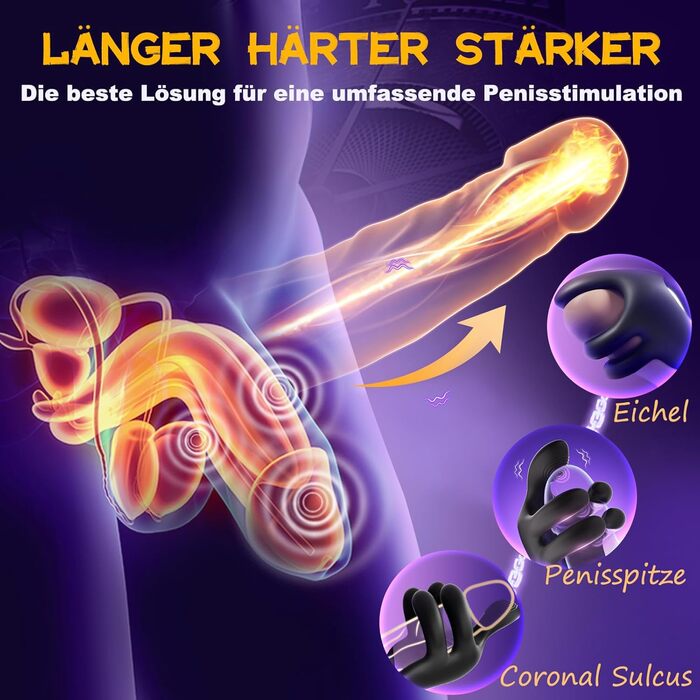 Вібратор для чоловіків Magic Hand: 10 режимів, 10 вібрацій, стимуляція пеніса, сексуальні іграшки для соло-мастурбації