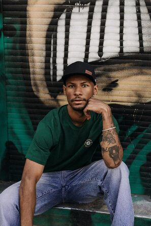 Кепка-бейсболка Nebelkind Unisex Snapback з прямим козирком та патчем, регульована, один розмір