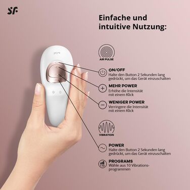 Satisfyer Pro 4 Couples: вібратор та стимуляція тими хвилями для пар | Інтимна іграшка для жінок та чоловіків | Тихий та потужний вібратор