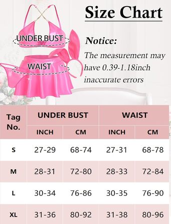 Костюм сексуальної нижньої білизни Ausing для жінок: сукня та комплект. Комплект сексуальної білизни для жінок, сукня-костюм, рожевий, S-XL. Ідеальний вибір для образу зайчика.