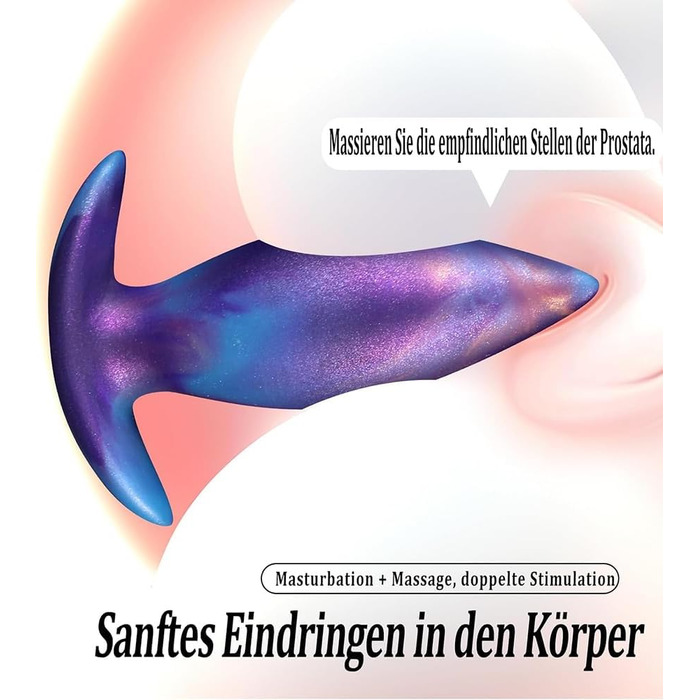 Анальний плаг Kuaecr Weichen Silikon XL для масажу G-точки та простати | Іграшки для дорослих