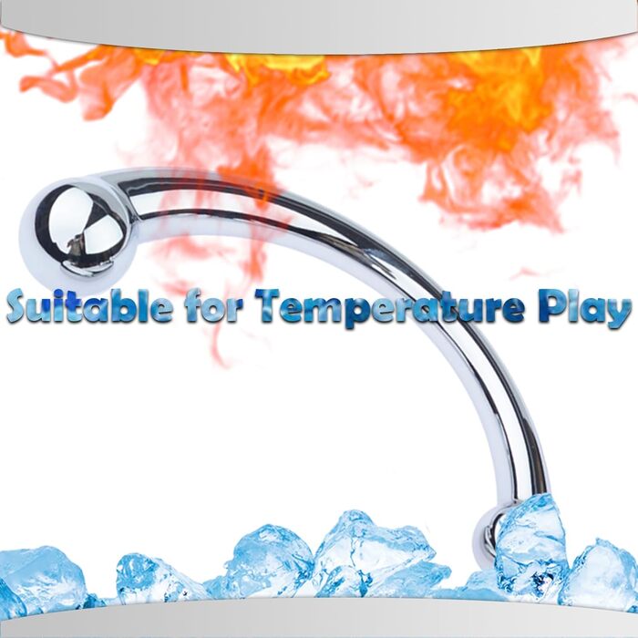 Анальний масажер Doppeldilos для жінок та чоловіків з нержавіючої сталі, масаж простати, стимуляція G-точки, еротичні іграшки для дорослих