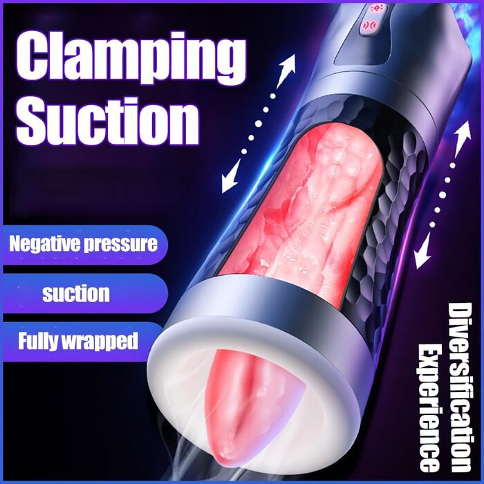 Електрична помпа для статевого члена, вакуумний тренажер з 5 режимами всмоктування та 10 режимами вібрації, іграшка для чоловіків, для підвищення потенції та покращення ерекції