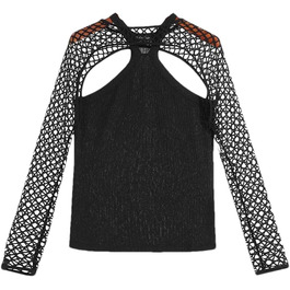 Чоловіча футболка Deepsko з мереживом та вирізами - сексуальний сет для вечірок