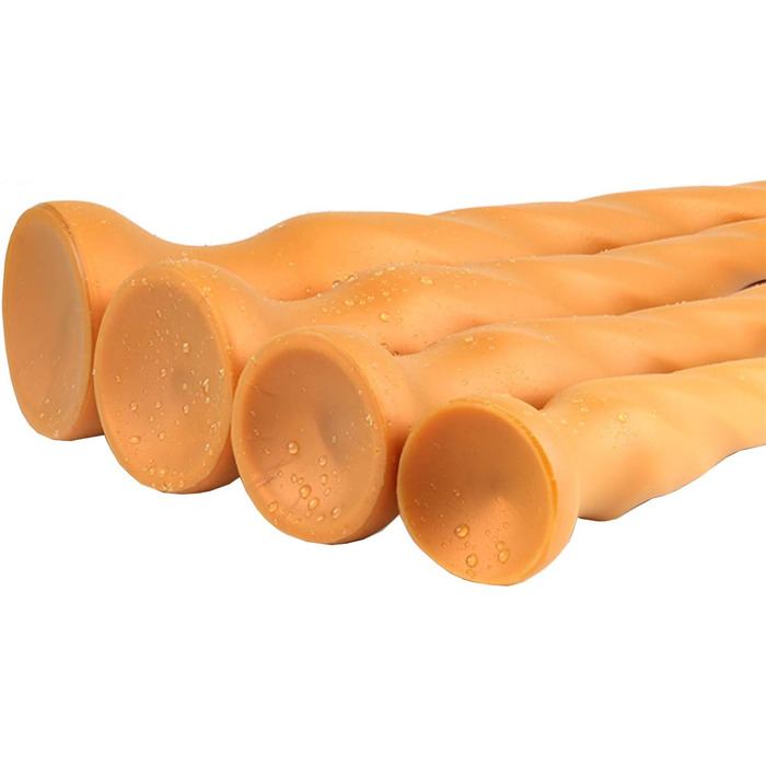 Анальний плаг Roluck для чоловіків, 54 см, з м'якого силікону, з присоском для масажу простати та анального оргазму, розширювач (M(45 см))