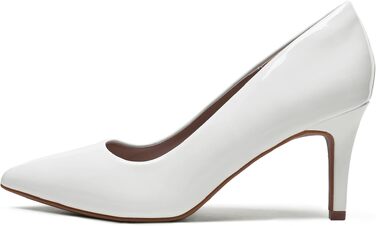 Жіночі класичні модні туфлі-човники DREAM PAIRS, білі, розмір 37 EU