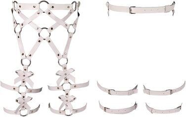 Жіночий корсет-зачіп з PU шкіри, чорний, стимпанк, корсет з ремінцями