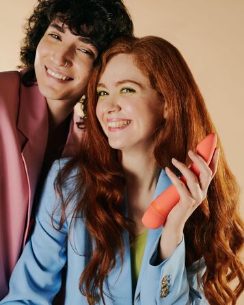 Вібратор Control Bu Rabbit з ефектом штовхання та гнучким вібраційним важелем - Be Playful (BU BE ICY&HOT)