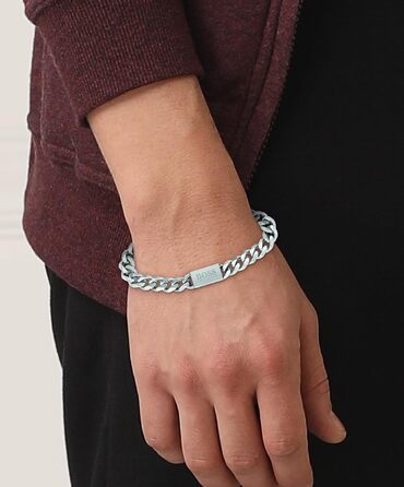 Чоловічий браслет BOSS Jewelry з ланцюжком колекції CHAIN LINK, сталь