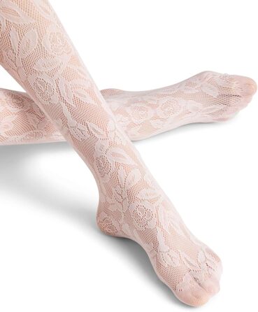 Штрипки FALKE x Kaviar Gauche для жінок, прозорі, розкішні, для весілля, без гумки, тонка шва на кінчику, м'яка тканина, білий перламутр, S-M, 1 шт.