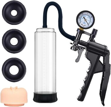 Насос для збільшення статевого члена, вакуумний насос для чоловіків, збільшення пеніса, подовження та покращення ерекції (комплект 3)