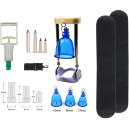 Набір для збільшення пеніса Yasexx 3 розміри, вакуумний екстендер для чоловіків (повний комплект)