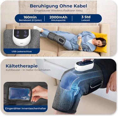 Електрична маска для очей SereneLife з підігрівом, Bluetooth-музикою та вібрацією: масажер для зняття втоми очей та покращення сну