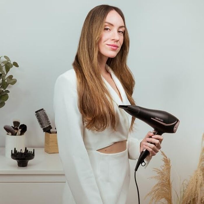 Фен для волосся Cecotec IoniCare 5200 Aura, 2300 Вт, з іонізацією, дифузором та концентратором, чорний