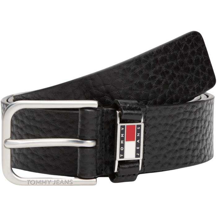 Чоловічий ремінь Tommy Jeans Tjm Scanton Texture 3.5 AM0AM13417, чорний текстурований