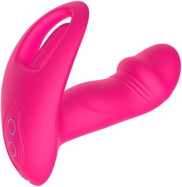 Інтимні іграшки для пар EAWESION: вібратор-аналізатор, масажер для жінок, 9 режимів, стимулятор G-точки та клітора, червоний