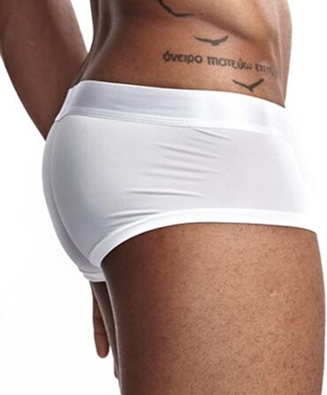 Чоловіча труси боксер з м'якої тканини, дихаюча білизна, комплект 7 шт. (M, білий)