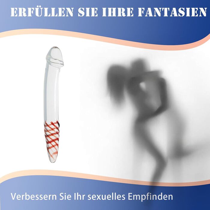 Анальний дildo з скла для жінок та чоловіків, великий розмір, преміум якість