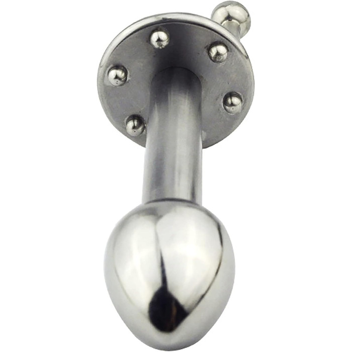 Анальний масажер ScreaAss з нержавіючої сталі, подвійний наконечник, для масажу простати та стимуляції G-точки