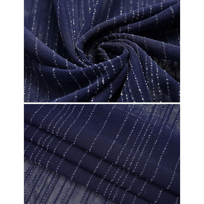 Чоловіча футболка AIEOE з блискітками, дихаюча, клубний стиль, сітка, чорна (3XL, Синій)