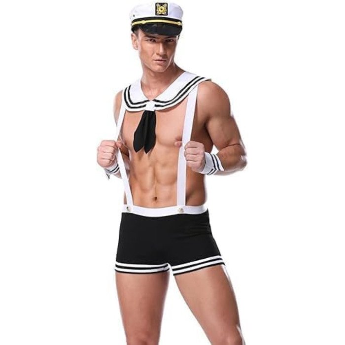 Сексуальна спідня білизна для чоловіків: комплекти, комбінезони для клубів, форма офіціанта, косплей, шнурівка, універсальний розмір
