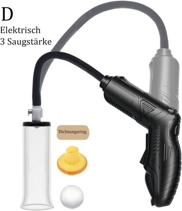 Пумпа для збільшення пеніса Jpsor 2-в-1 з пристроєм для розтягування крайньої плоті, вакуумна помпа для чоловіків, SM-іграшка