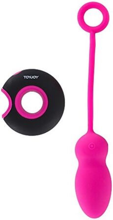 Toyjoy Caresse Embrace II: Вібраційний яйцеподібний масажер з дистанційним керуванням, фіолетовий (1 шт.)
