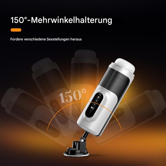 Масажер для чоловіків з 10 вібраційними, 5 режимами всмоктування та імпульсу, зі звуком та кріпленням на стіну. Масажер для самостійного задоволення, автоматичний, з функцією Blowjob, Milkmaschine.