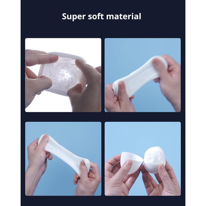 LOVENSE Kraken - чоловічий мастурбатор, яйцеподібний, 6 шт.