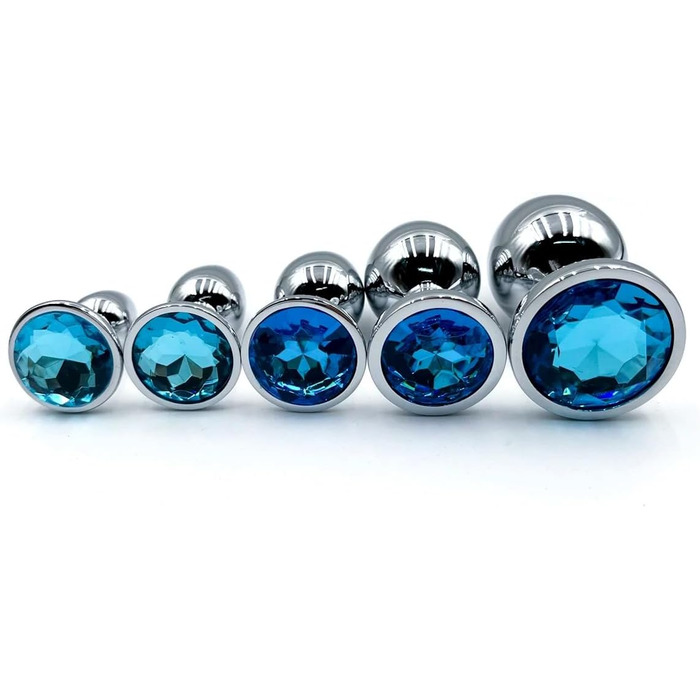 Анальні пробки з металу: набір для дорослих, 5 розмірів, для чоловіків та жінок. Іграшки для пар, дорослі інтимні іграшки