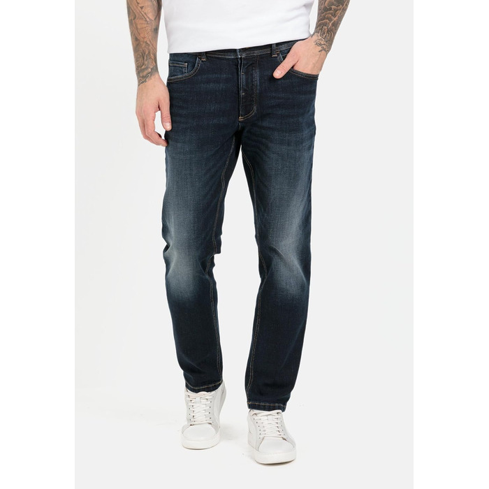 Чоловічі джинси camel active Madison Slim Fit, темно-сині (Dark Indigo), бавовна з еластаном