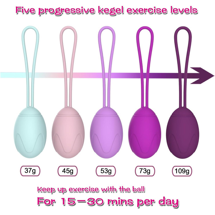 Вібраційний Яйцевібратор Smart - Іграшка для дорослих, для жінок, 5 шт./набір, силікон, мастурбатор, сексуальна машина