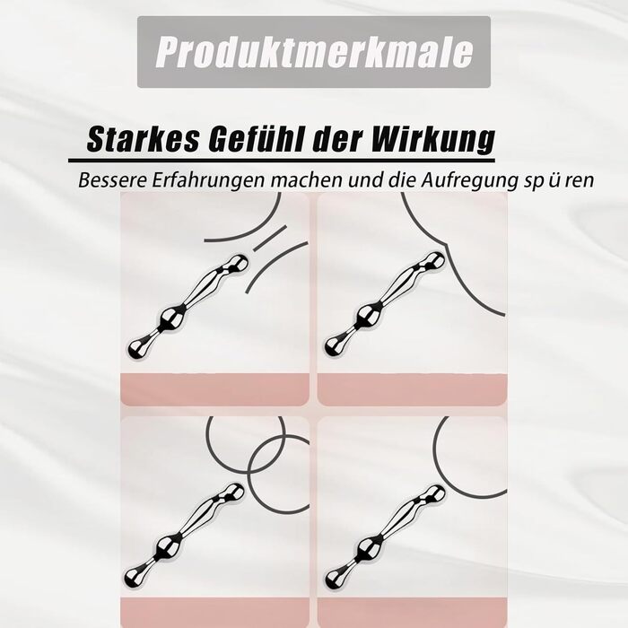 Анальний плагін з нержавіючої сталі XXL - подвійний, для ануса та вагіни, масаж G-точки, для чоловіків, жінок, пар
