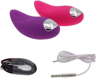 Вібратор для чоловічих статевих органів Lmgoc, сталевий, водонепроникний, з 10 рівнями частоти, масажер простати, секс-іграшка для чоловіків (фіолетовий)